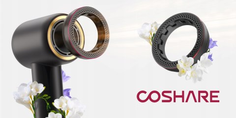 Suszarka Do Włosów Coshare Sf1 1600W 12 Trybów, Jonizacja, Ring+Dyfuzor