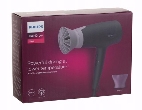 Suszarka Do Włosów Philips 2100W, Thermoprotect, 6 Ustawień, Jonizacja
