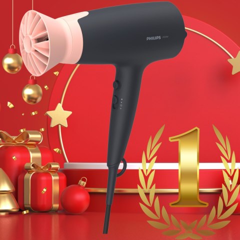 Suszarka Do Włosów Philips 2100W Z Thermoprotect I Jonizacją, Czarna