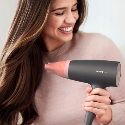 Suszarka Do Włosów Philips 2100W Z Thermoprotect I Jonizacją, Czarna