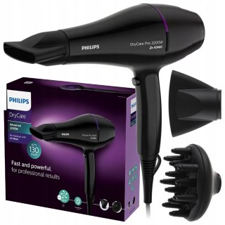 Suszarka Do Włosów Philips 2200W Pro Drycare Jonizacja Koncentrator Dyfuzor