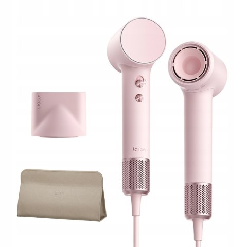 Suszarka Włosów Laifen Mini Różowa 299G Bezszczotkowy Silnik Led Podróżna