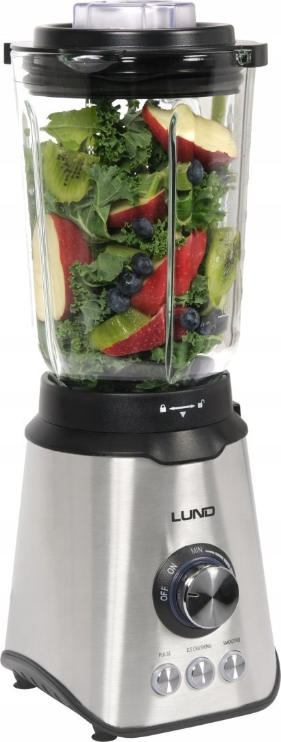 Blender 3W1 Szklany 1,5L 1420W Z Młynkem Do Kawy, Orzechów I Bidonem