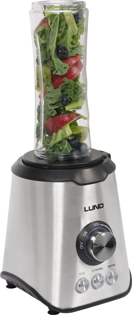 Blender 3W1 Szklany 1,5L 1420W Z Młynkem Do Kawy, Orzechów I Bidonem