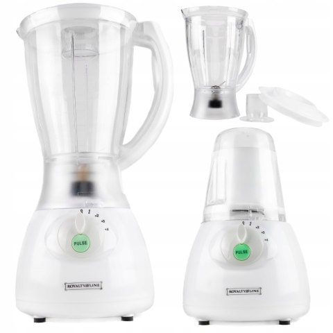 Blender 400W 1,5L + Młynek Do Orzechów I Przypraw - Smoothie I Koktajle