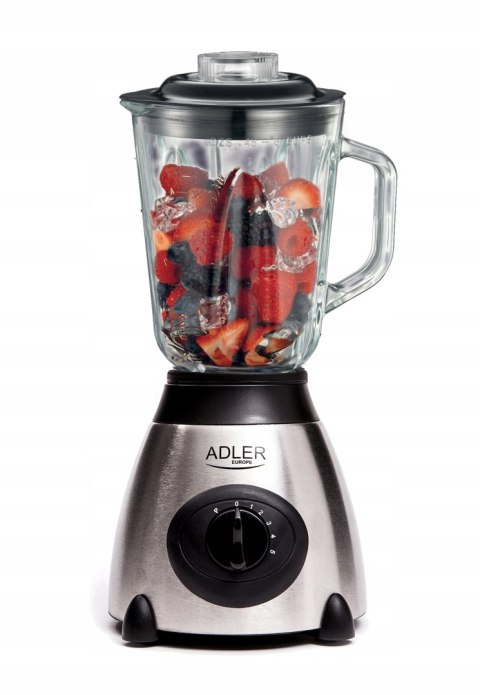 Blender Ad 4070 600W/800W, Szklany Kielich, 5 Prędkości, Kruszenie Lodu
