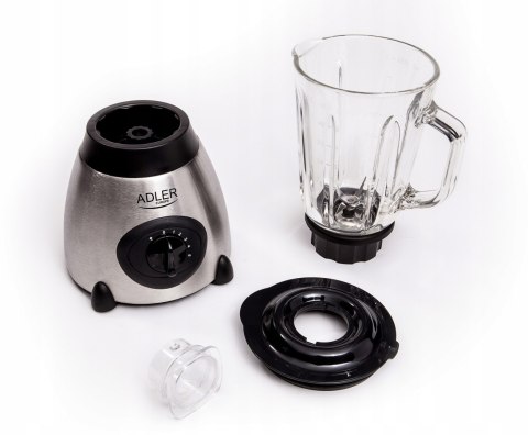 Blender Ad 4070 600W/800W, Szklany Kielich, 5 Prędkości, Kruszenie Lodu