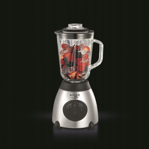 Blender Ad 4070 600W/800W, Szklany Kielich, 5 Prędkości, Kruszenie Lodu