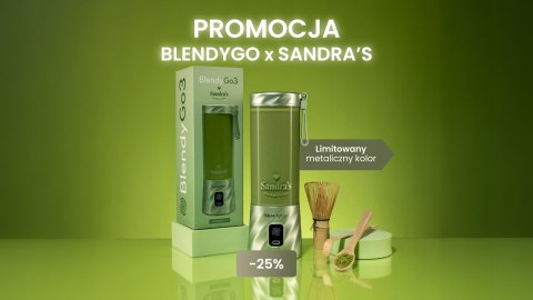 Blender Bezprzewodowy Blendygo 3 Sandra Kubicka, Blendpro Tech, 10 Kolorów