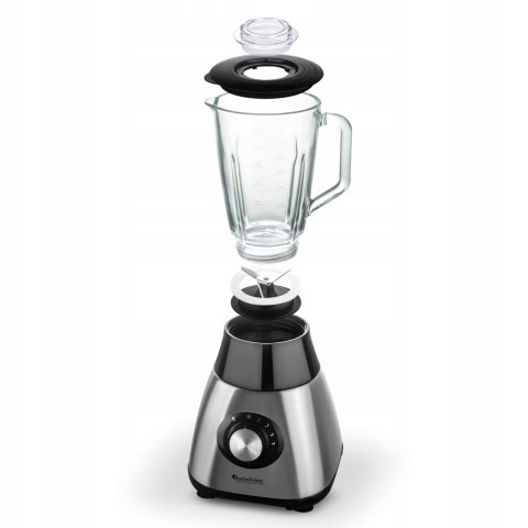 Blender Kielichowy 1200W Szklany 1,5L Do Koktajli Z Kruszeniem Lodu Turbo