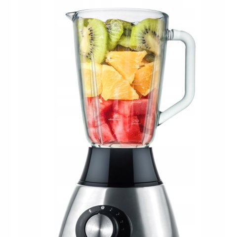 Blender Kielichowy 1200W Szklany 1,5L Do Koktajli Z Kruszeniem Lodu Turbo