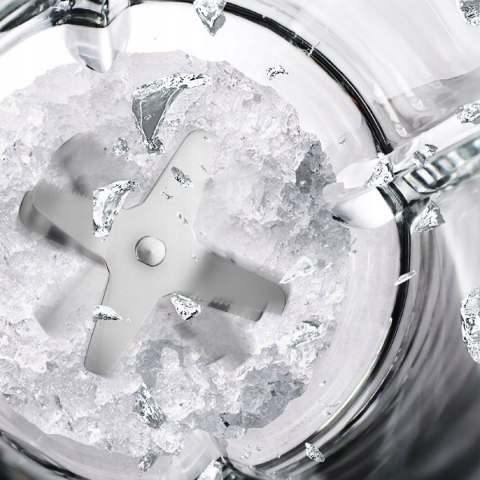 Blender Kielichowy 1200W Szklany 1,5L Do Koktajli Z Kruszeniem Lodu Turbo