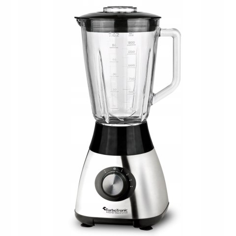 Blender Kielichowy 1200W Szklany 1,5L Do Koktajli Z Kruszeniem Lodu Turbo