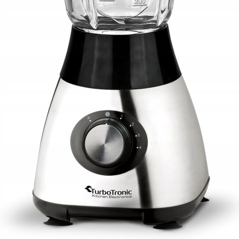 Blender Kielichowy 1200W Szklany 1,5L Do Koktajli Z Kruszeniem Lodu Turbo