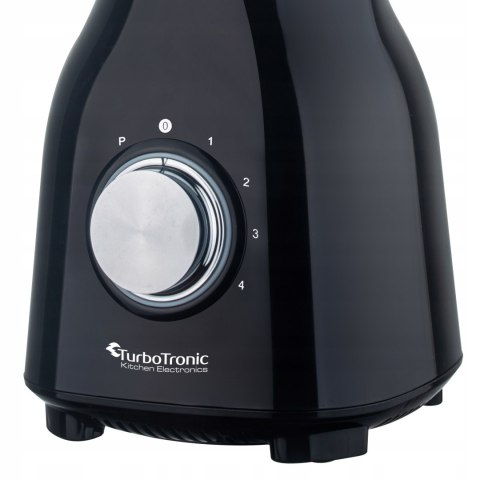 Blender Kielichowy 1400W Szklany 1,5L Kruszy Lód 4 Prędkości Turbo Styl