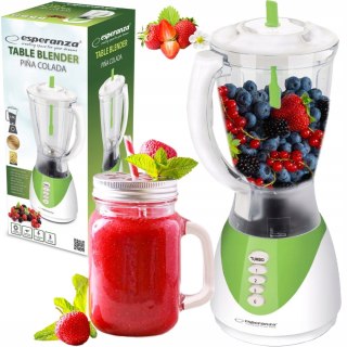 Blender Kielichowy 350W 1,5L 3 Prędkości Z Turbo, Noże Stali, Pokrywka