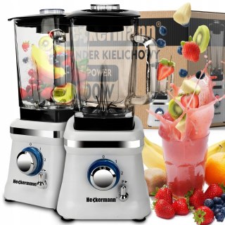 Blender Kielichowy Heckermann 1600W 1.6L Do Koktajli I Lodu Do Kuchni I Gotowania