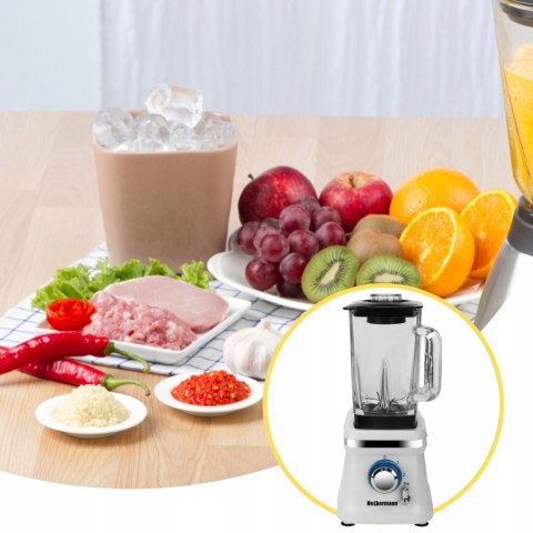 Blender Kielichowy Heckermann 1600W 1.6L Do Koktajli I Lodu Do Kuchni I Gotowania