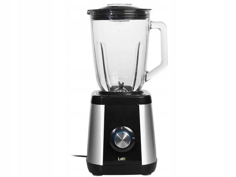 Blender Kielichowy Lafe Power Mix 600W 1,5L Szklany, Kruszenie Lodu 2 Tryby