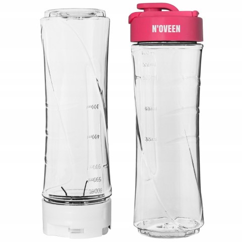 Blender Kielichowy Noveen Sb220, 300W Amarantowy Z Kruszeniem Lodu 0,6L