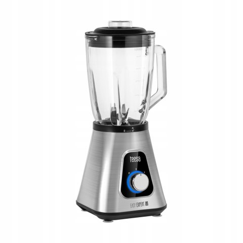 Blender Kielichowy Teesa 1300W 1,5L Szklany Kielich + Bidon, Kruszy Lód