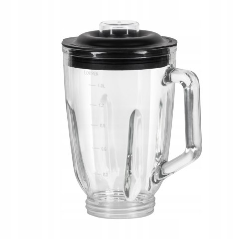 Blender Kielichowy Teesa 1300W 1,5L Szklany Kielich + Bidon, Kruszy Lód