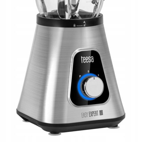 Blender Kielichowy Teesa 1300W 1,5L Szklany Kielich + Bidon, Kruszy Lód