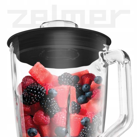 Blender Kielichowy Zelmer 1250W Szklany 1,5L 4 Prędkości Kruszenie Lodu