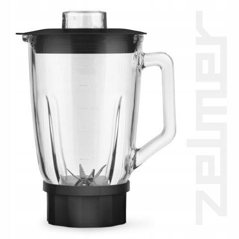 Blender Kielichowy Zelmer 1250W Szklany 1,5L 4 Prędkości Kruszenie Lodu