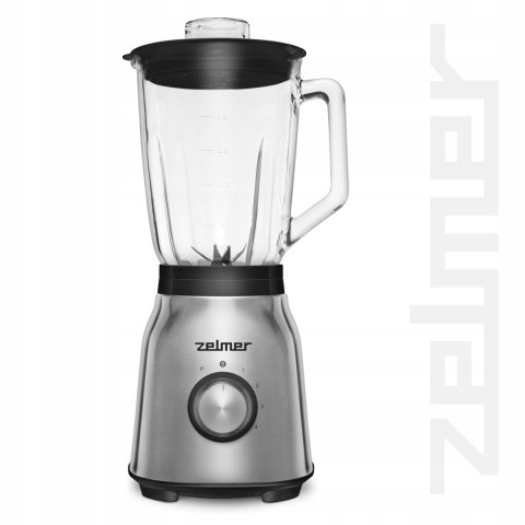 Blender Kielichowy Zelmer 1250W Szklany 1,5L 4 Prędkości Kruszenie Lodu