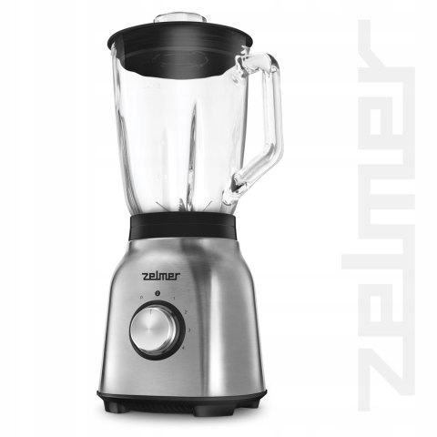 Blender Kielichowy Zelmer 1250W Szklany 1,5L 4 Prędkości Kruszenie Lodu