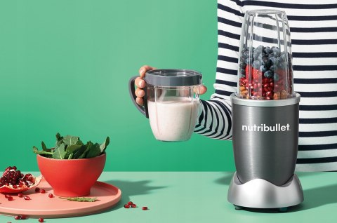 Blender Nutribullet Nb606dg 600W Szary, 20 000 Obr./Min, Do Smoothie Cyklon