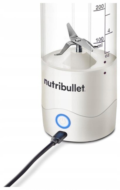 Blender Personalny Nutribullet Nbp003w Bezprzewodowy Do Smoothie Usb 475Ml