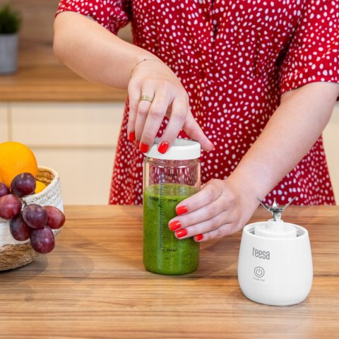 Blender Przenośny Bezprzewodowy Teesa Tsa3543 Z Szklanym Kubkiem 450Ml 100W