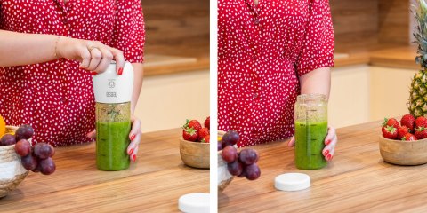 Blender Przenośny Bezprzewodowy Teesa Tsa3543 Z Szklanym Kubkiem 450Ml 100W