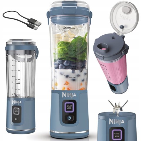 Blender Przenośny Ninja Blast Bc151eunv Bezprzewodowy Szczelna Pokrywka