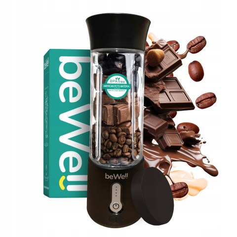 Blender Ręczny Bewell Plus 500Ml - Bezprzewodowy Mixer Do Smoothie Z Zakr.