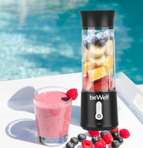 Blender Ręczny Bewell Plus 500Ml - Bezprzewodowy Mixer Do Smoothie Z Zakr.