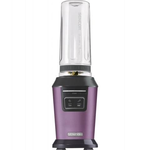 Blender Smoothie 800W Sencor Sbl 7173Vt Fioletowy, 2 Butelki 0,6L Soft/Hard