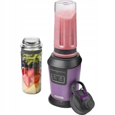 Blender Smoothie 800W Sencor Sbl 7173Vt Fioletowy, 2 Butelki 0,6L Soft/Hard