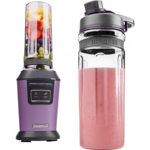 Blender Smoothie 800W Sencor Sbl 7173Vt Fioletowy, 2 Butelki 0,6L Soft/Hard