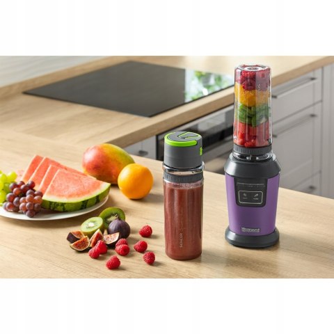 Blender Smoothie 800W Sencor Sbl 7173Vt Fioletowy, 2 Butelki 0,6L Soft/Hard