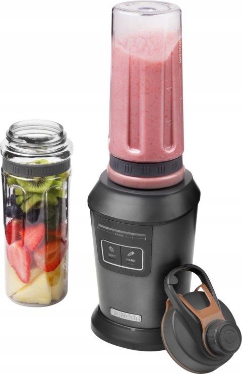 Blender Smoothie Sencor 800W 2 X Butelki 0,6L Tritan Z Programami Soft/Hard