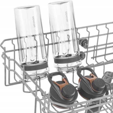 Blender Smoothie Sencor 800W 2 X Butelki 0,6L Tritan Z Programami Soft/Hard