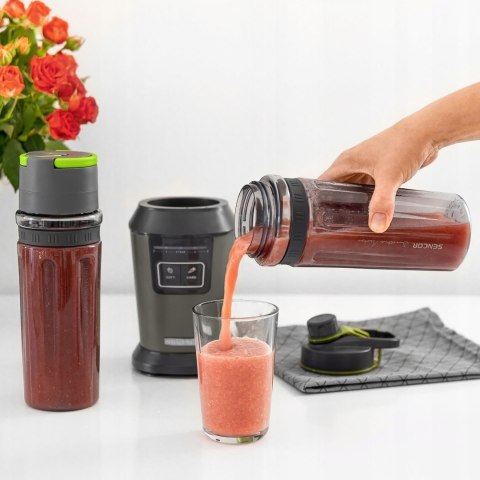 Blender Smoothie Sencor 800W 2 X Butelki 0,6L Tritan Z Programami Soft/Hard