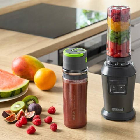 Blender Smoothie Sencor 800W 2 X Butelki 0,6L Tritan Z Programami Soft/Hard