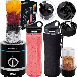 Blender Sportowy 300W Mikser Koktajli I Smoothie Z Młynkiem, 2X600ml Etui