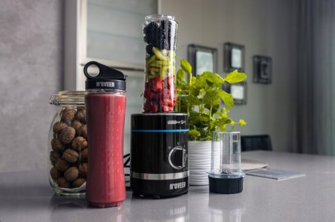 Blender Sportowy 300W Mikser Koktajli I Smoothie Z Młynkiem, 2X600ml Etui