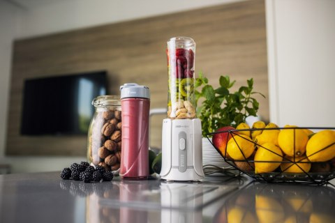 Blender Sportowy N'Oveen Sb230 300W - Mikser Smoothie, 2 Butelki Non Drip