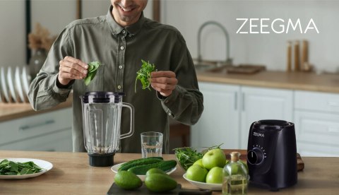 Blender Szklany 1,5L 1000W 6 Ostrzy - Kruszenie Lodu, 5 Prędkości, Pulse